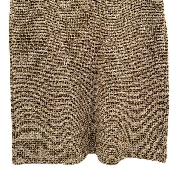 J. Jill Butterscotch Tweed Front Pocket Sleeveless Shift Sweater Dress Small P - Picture 11 of 15